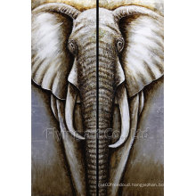 Canvas Animal Oil Painting for Elephant